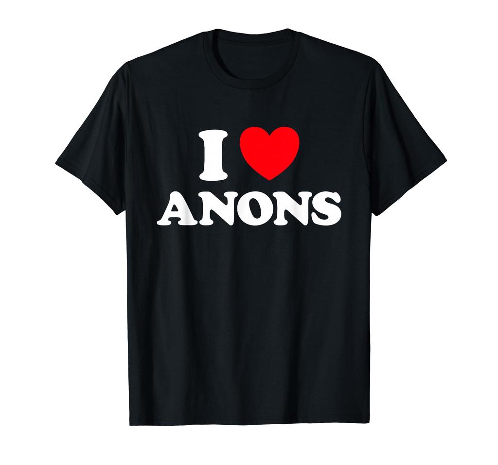 Anon Heart Funny Cute Favorite Anonymous Internet Fan T-Shirt