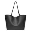 Women's Large Soft PU Mother-Child Shoulder Tote – Niche Fashion, Spacious Design