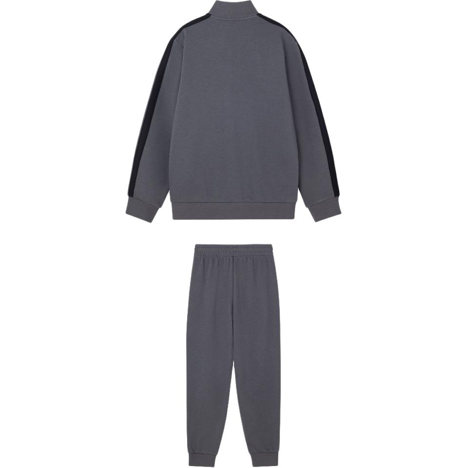 Adidas Casual Sportswear JK VR TRACKSUIT Dark Gray Children Aged 3 7 Years Old KC8480