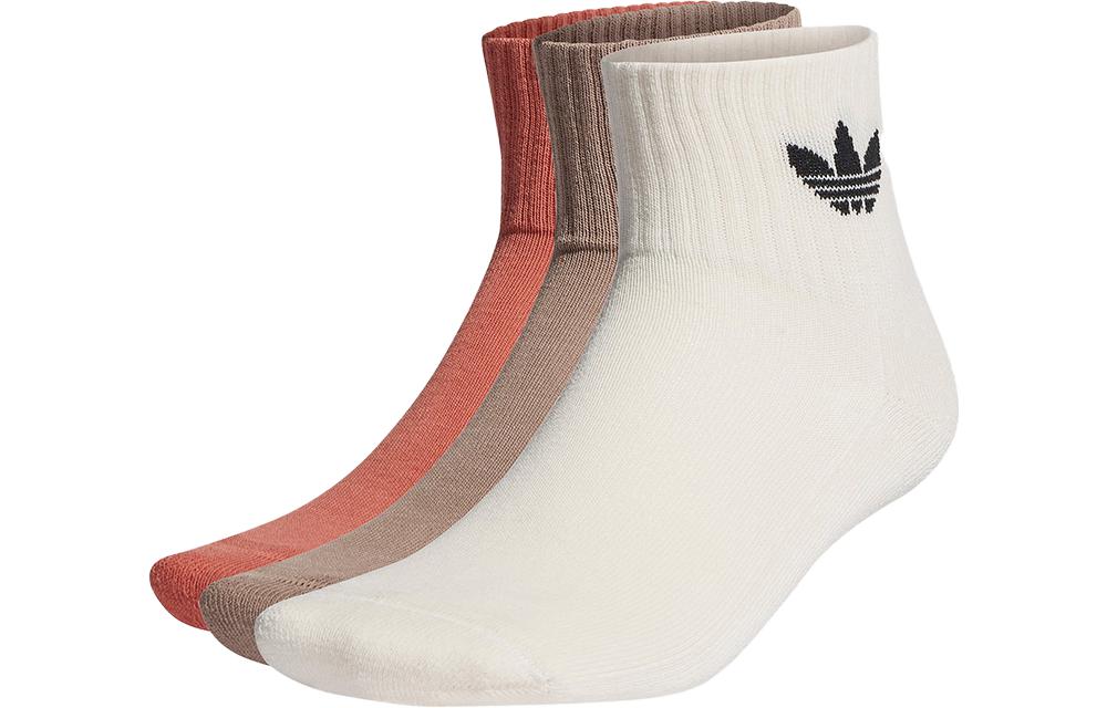 Adidas Originals Mid Cut Crew Knee High Socks Unisex 3 Pack HC9549 M