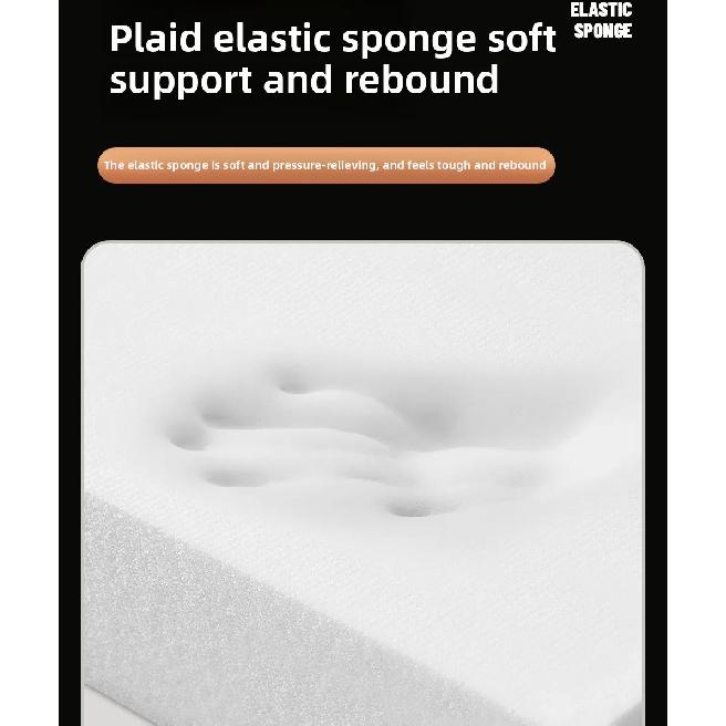 Universal Car Armrest Box Pad Leather Elastic Sponge Height Pad with Side Storage Bag Center Armrest Protective Cushion Support