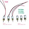 GA12 N20 DC 3V 1000 U/min 6V 2000 U/min 12V 4000 U/min Mini Mikro Metallgetriebemotor Hohes Drehmoment Motor mit einem 15cm Draht