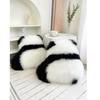 Plüsch-Panda-Rücken-Umarmungskissen - Niedliches Sofakissen, Nachttischkissen und Rückenlehnenkissen für das Wohnzimmer.