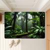 Rainforest Landscape Door Mat Anti-slip Absorb Water Long Strip Cushion Bedroon Mat Bedside Mats