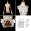 Elegant Elizabethan Neck Ruff Light Weight Collar Medieval Costume Collar for Cosplay and Stage Performers