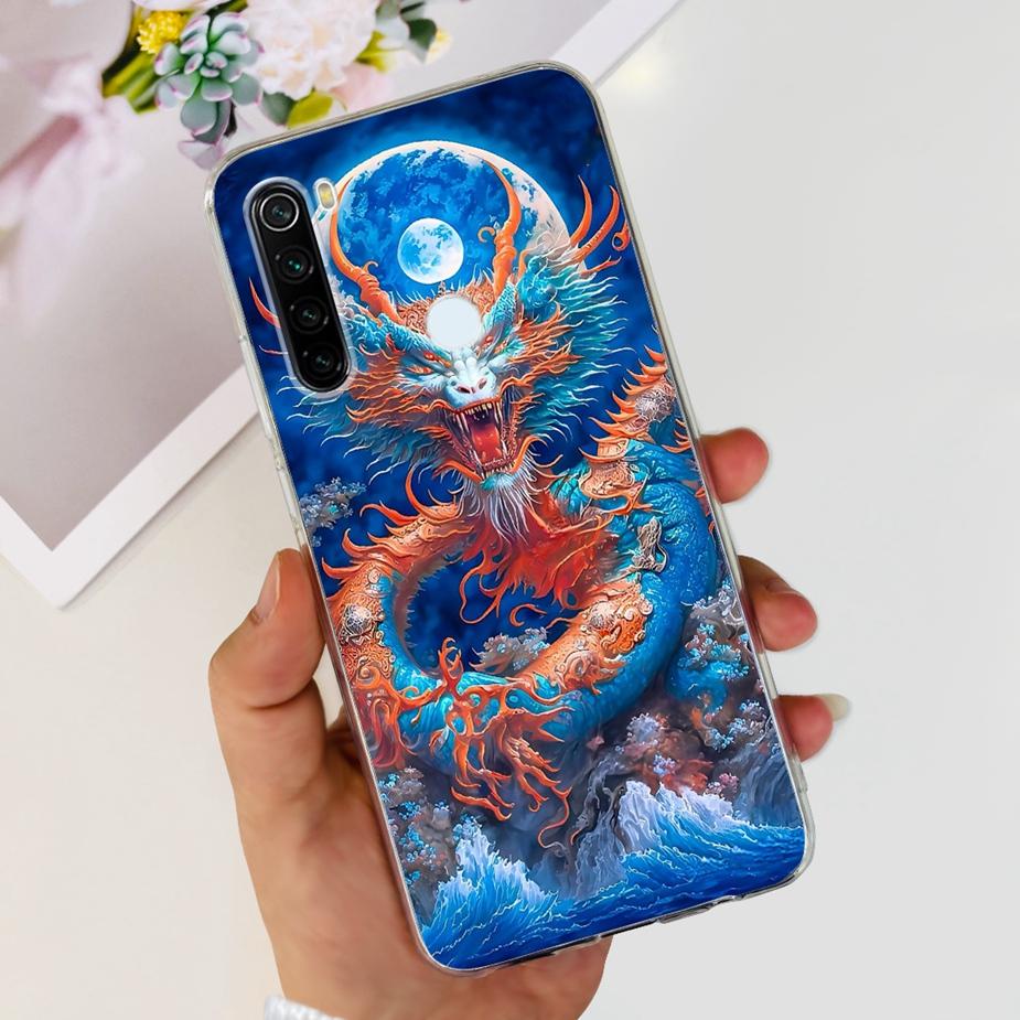 For Xiaomi Redmi Note 8 Case Note 8T Luxury Painted Cover Clear Silicone Phone Case For Redmi Note 8 Pro Note8 Note8T Soft Shell