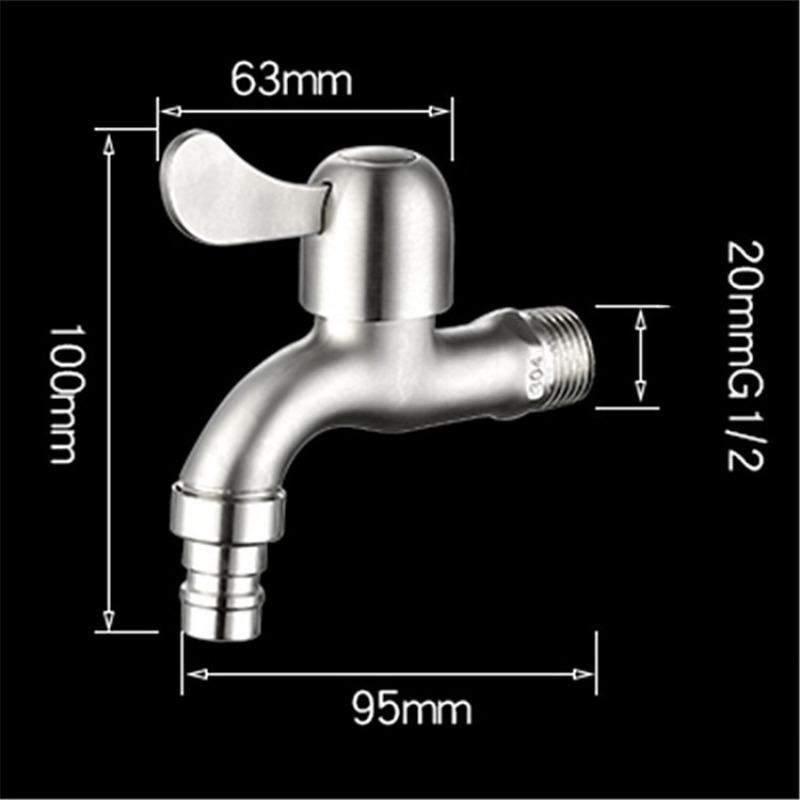 1PC copper washing machine faucet