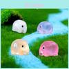 Charming Resin Miniature Glowing Elephant Figurine For Succulent Garden Decor