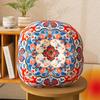 Fashion 40cm Futon Cushion Round Ethnic Style Throw Cushion Thickened Breathable Tatami Cushion for Home Decoration