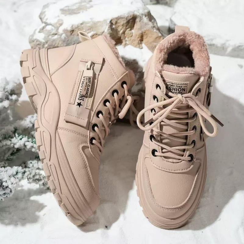 

Shoes men s winter new men s boots warm and cold-proof piled thickened outdoor Martin boots lace-up versatile men s boots 45 хаки