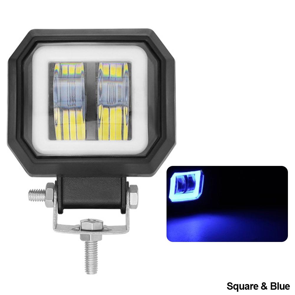 12V 24V Waterproof LED Bar Offroad 20W LED Work Light 6D LED Angel Eyes Light Bar For SUV ATV Truck Boat 4x4 Motorcycle