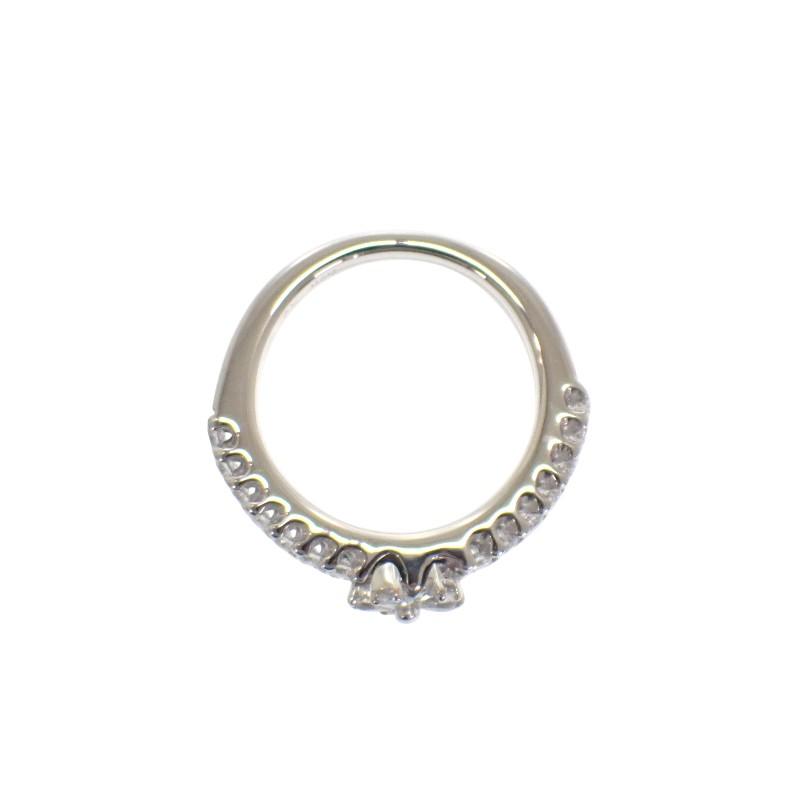 Ponte Vecchio  #9(JP Size) ring K18 white gold Women