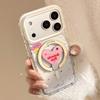 American Star Is Suitable for Apple 17promax Mobile Phone Case IPhone16 Love Magnetic Bracket 14 Transparent 13 Soft Shell