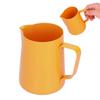 600ml Rostfritt Stål Skumkanna Mjölk Kaffe Skumkanna med Spetsig Hällpip för HemmetOrange