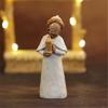Christmas Nativity Figurines Holy Family Figure with Donkey Nativity Figure,Table Ornament Religious Christmas Decors