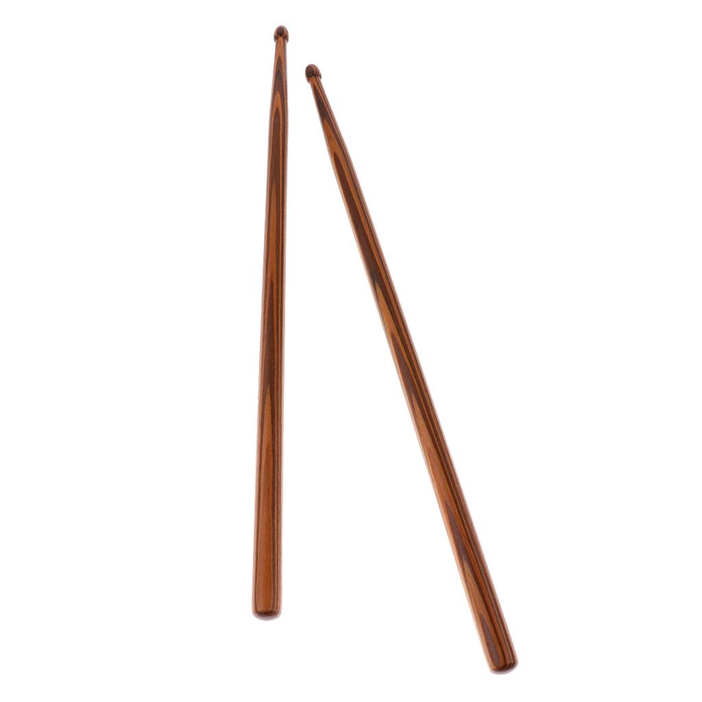 Buy 1 Pair Zebrawood Drumsticks Drum Sticks Rods at affordable prices
