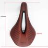 New Bicycle Seat MTB Road Bike Saddles PU Retro Brown Ultralight Breathable Comfortable Seat Cushion Bike Racing Saddle Parts