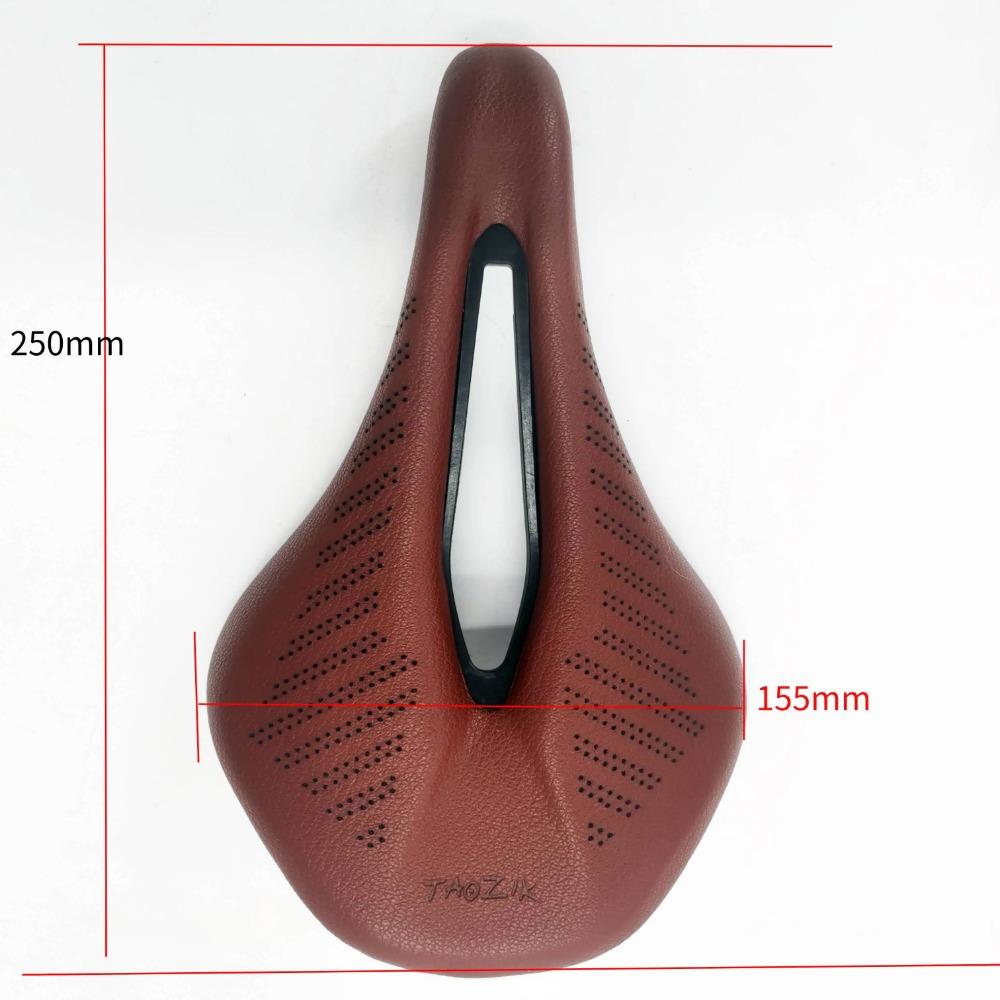 New Bicycle Seat MTB Road Bike Saddles PU Retro Brown Ultralight Breathable Comfortable Seat Cushion Bike Racing Saddle Parts