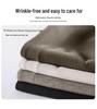 Women's 2024 Fleece-Lined Sports Sweatpants: Drape, Narrow, Slimming Straight, and Wide Leg Styles for Spring & Autumn