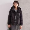 Winter Season 90 Duck Down Simple Hooded Short Down Jacket