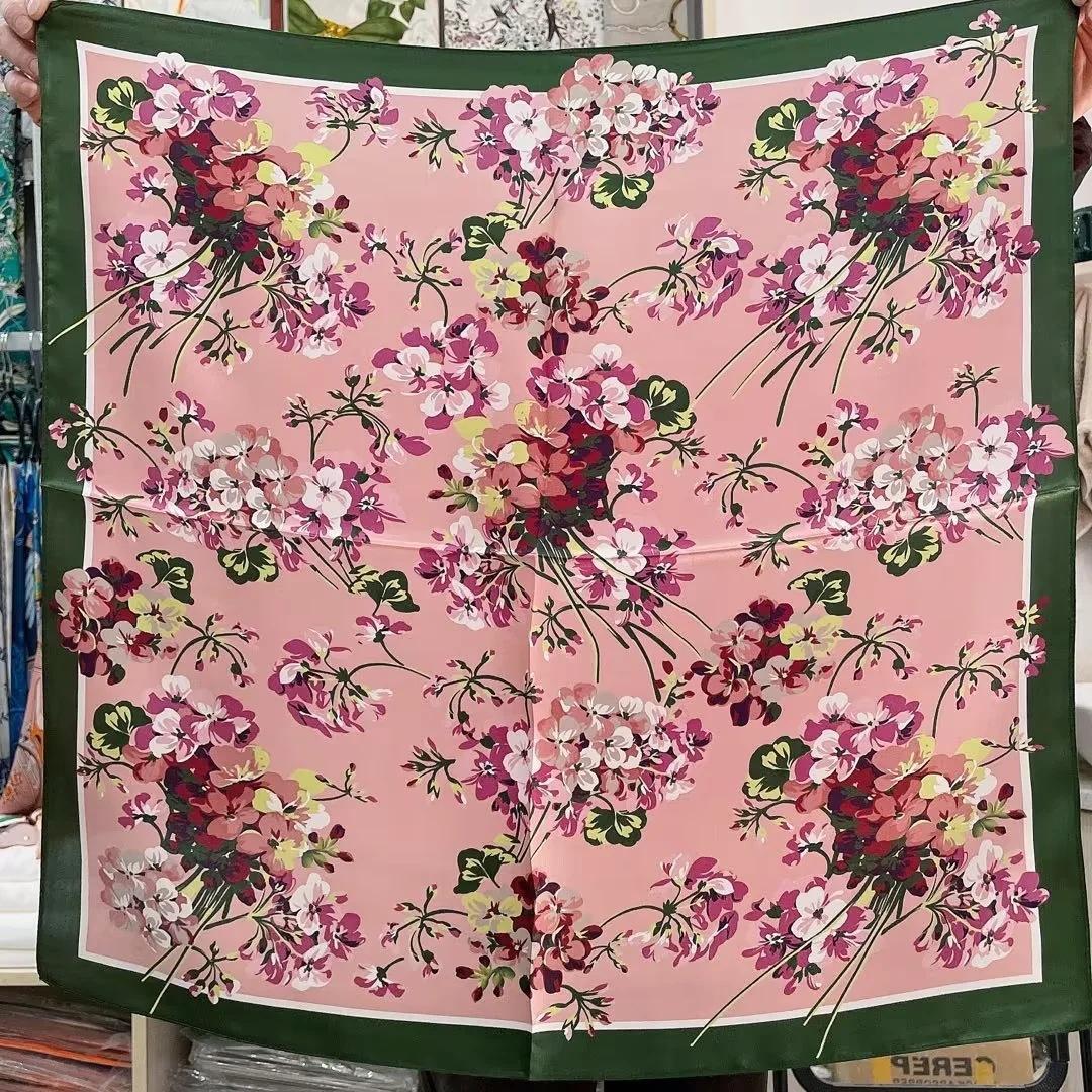 

Ханчжоу 100% натуральный шелковый шарф женский бандана квадратные шарфы обертывание платок шелковица мода роскошь высокое качество хиджаб Real Silk 68x68cm