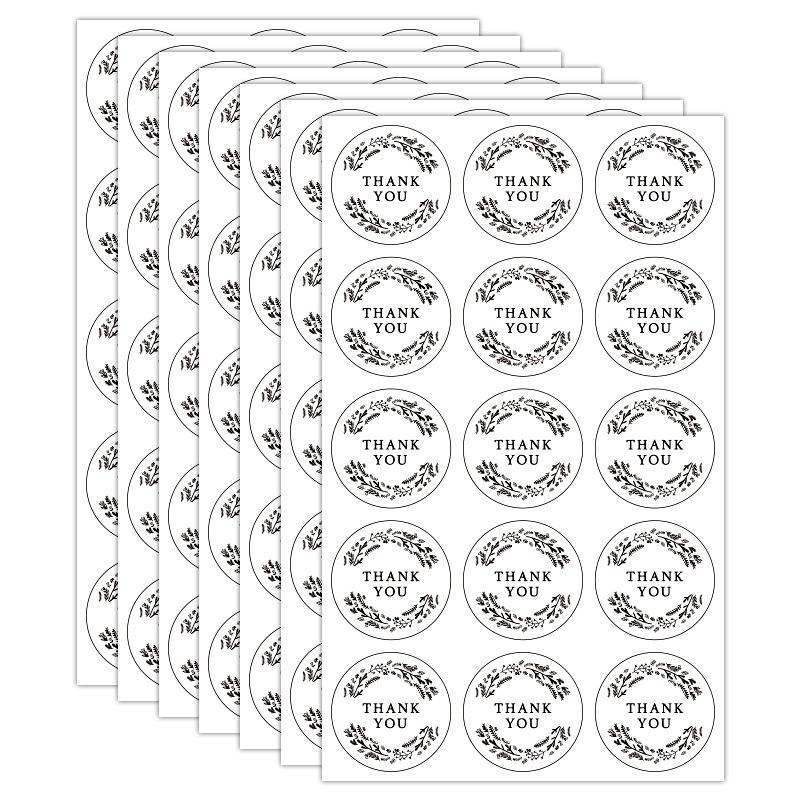

ПВХ, Прозрачные наклейки «Спасибо», Наклейки для запечатывания подарков, Декоративные наклейки для упаковки, Круглые, Самоклеящиеся этикетки 15 posts/sheet