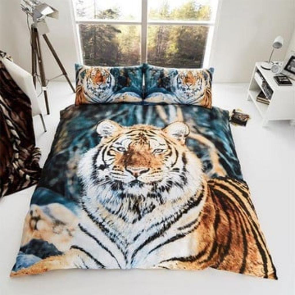 Tmarc Tee Tiger Power Bedding Set Home Bedding Set Comforter Cover Set