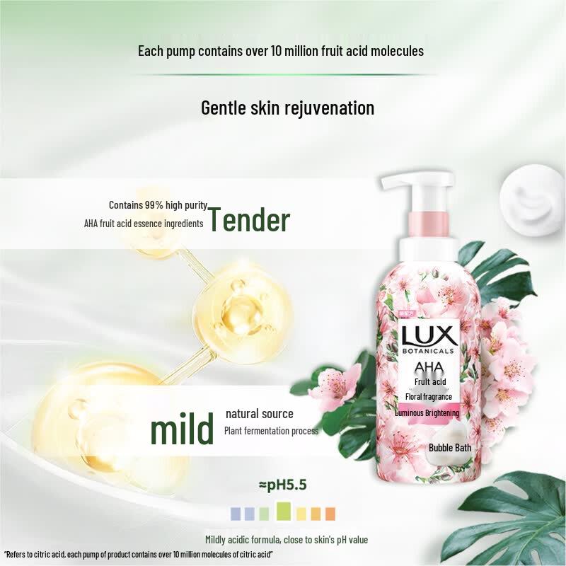 LUX Cherry Blossom Botanical Bubble Body Wash