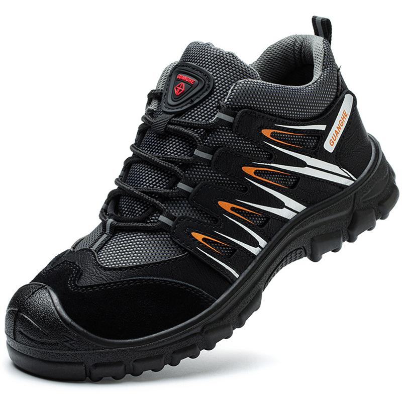

Men Indestructible Shoes Anti-smash Anti-puncture Safety Shoes Composite Toe work Sneakers Protective Shoes 6KV Insulation Shoes 36