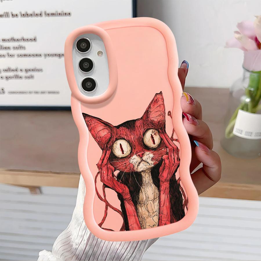 

Cool Cat Soft Phone Cover Case for Samsung Galaxy A13 A16 A15 A52 A14 A12 A21s A11 A33 A03 A06 A23 A22 A05 A04 A53 Galaxy A23