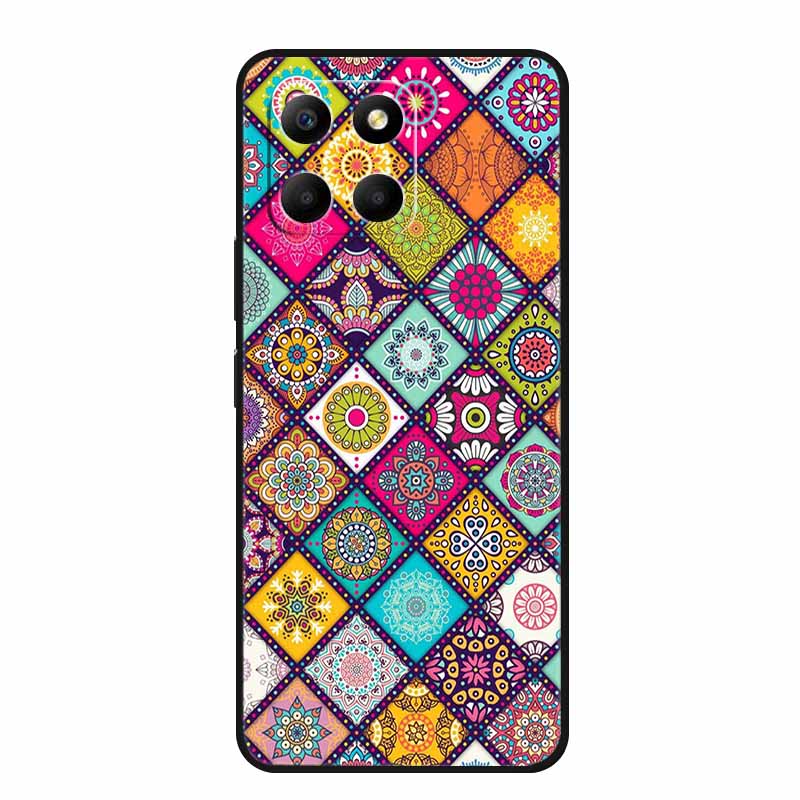 Soft Silicone Covers For Honor X8 5G Case x8 X8A 4G Wolf Lion TPU Back Covers For Huawei Honor X8 Phone Cases HonorX8A Coque Bag