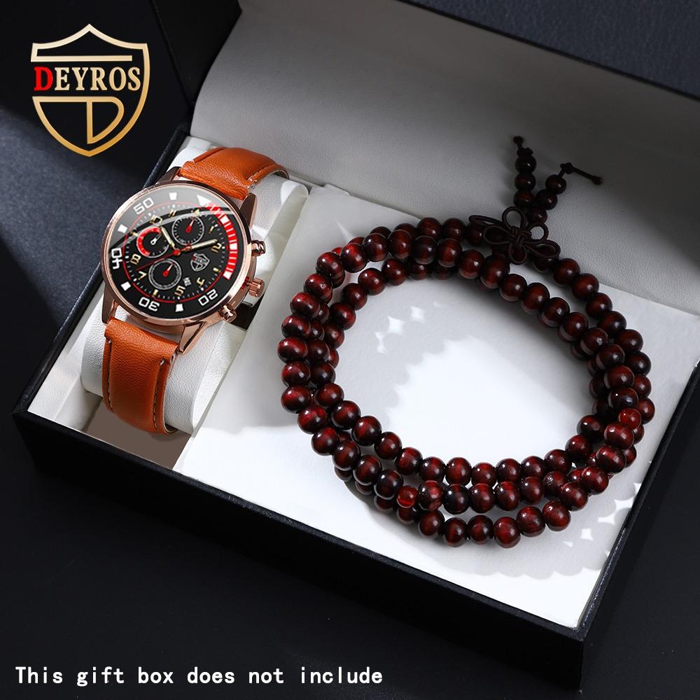 2-Piece Suit Men S Watch Casual Men S Watch watch + bracelet