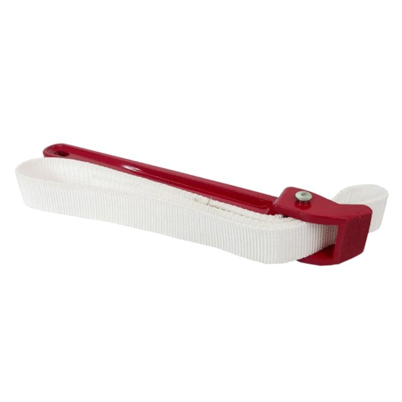12in Oil Filter Handle Strap Wrench Tool Strap Nylon Belt Aluminium-Handle
