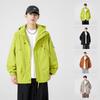 Anzn Mountain Lightweight and and Hooded Anorak Jacket for Fall and Perfect for and Hiking Size 2XL Men's Parka, Thin, Water-Repellent Windproof,