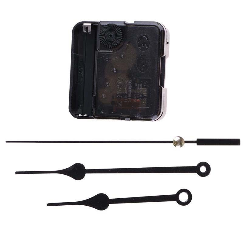 1 Set Tyst Quartz Klockverk Mekanism DIY Kit Batteridriven Handverktyg Utmärkt för Reparation, Byte eller Tillverkning av en Klocka