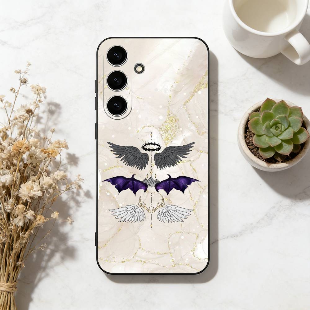 Acotar A Court of Mist and Fury Phone Case For Samsung Galaxy A73,A72,A71,A70,A53,A52,A51,Soft Silicone Black Cover