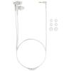 Sony MDR-XB55 Wired Earbuds: Canal Type, Grayish White (1 count)
