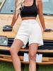 Trendige Europäische & Amerikanische High-Waist Jeans-Shorts: Lockere, Figurschmeichelnde & Lässige Damenmode