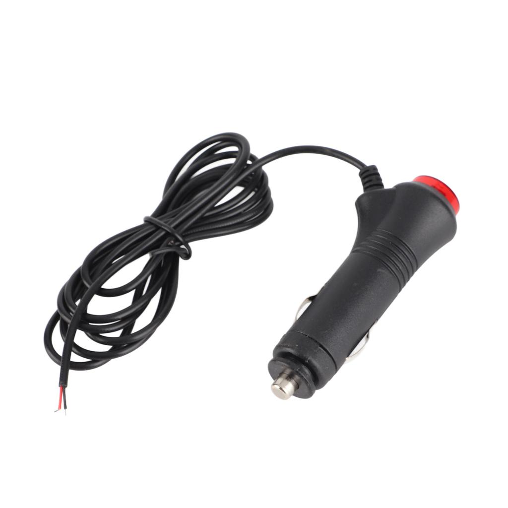 1.5m Male Car Cigarette Lighter Socket Power Plug Adapter On Off Switch Fuse 12V 24V