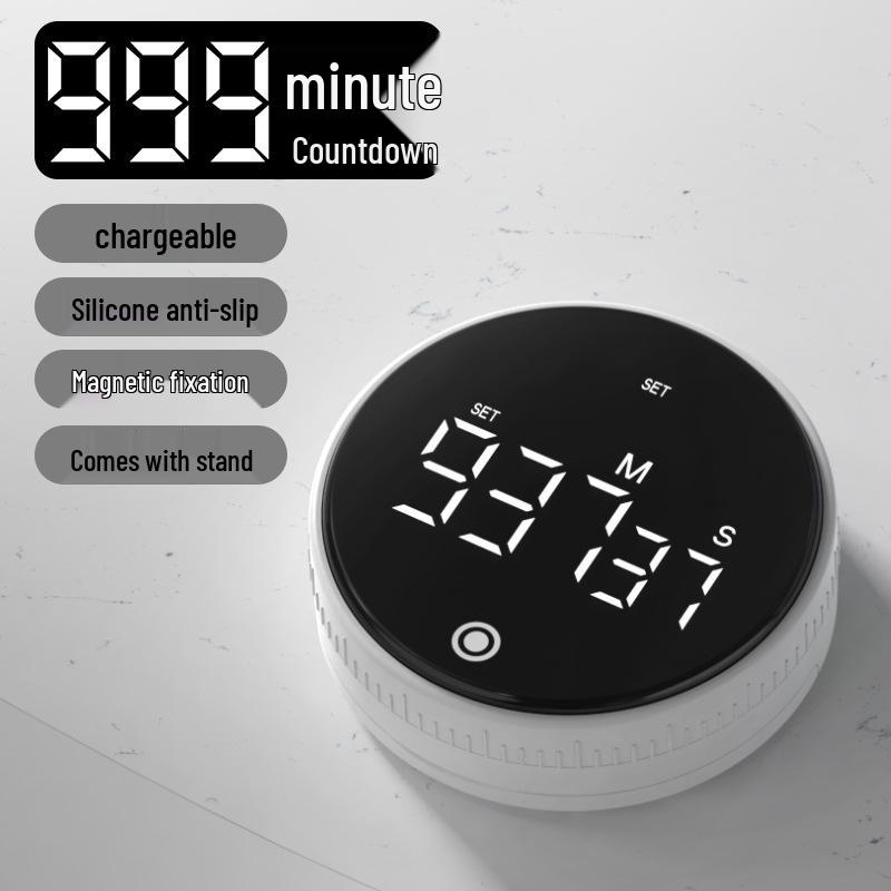 Silent Rotating Timer for Exam Practice, Kitchen Cooking, and Time Management