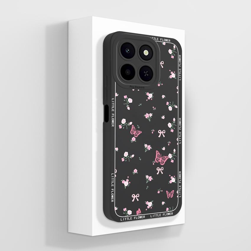 Beautiful Butterfly Phone Case For Huawei X6C Honor 400 Lite Pura 80 Pro Plus Ultra Liquid Silicone Soft Bumper Dustproof Cover For Huawei Bumper Bags