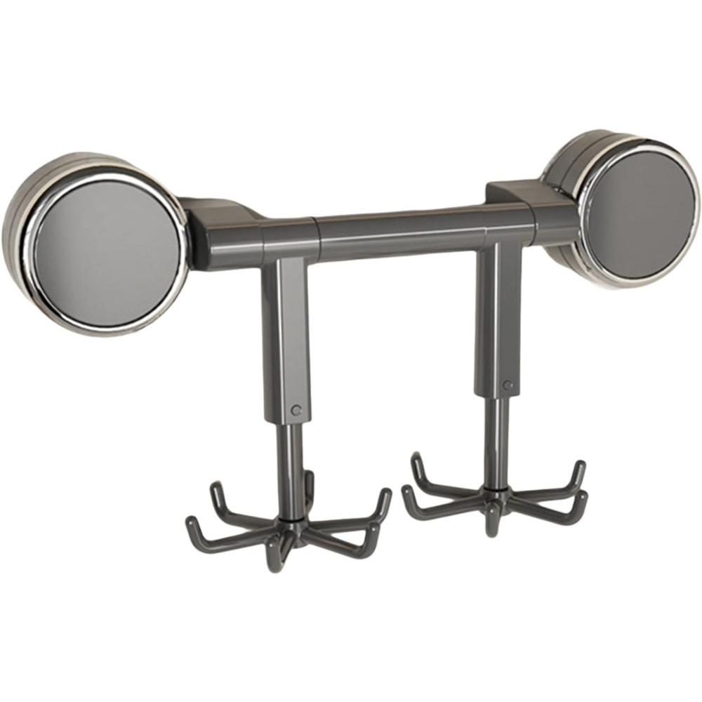 

Кухонная присоска, вращающийся крючок, неперфорированная настенная полка для хранения посуды, лопатки, держателя ложки 12 claws чёрный