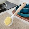 Pot Brush Non-Slip Handle Sturdy Bristles Pot Cleaning Brush Kitchen Sinks Pans Pots Plates Dish Brush with Hanging Loop