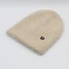 Angora Rabbit Fur Winter Woman Hat Cashmere Skullies Beanies Soft Solid Warm Fluffy Thick Sequins Knitted Hat Gift Wholesale