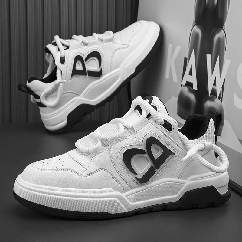 

Новая мужская модная повседневная спортивная обувь, кроссовки, дышащая теннисная обувь 39 белый