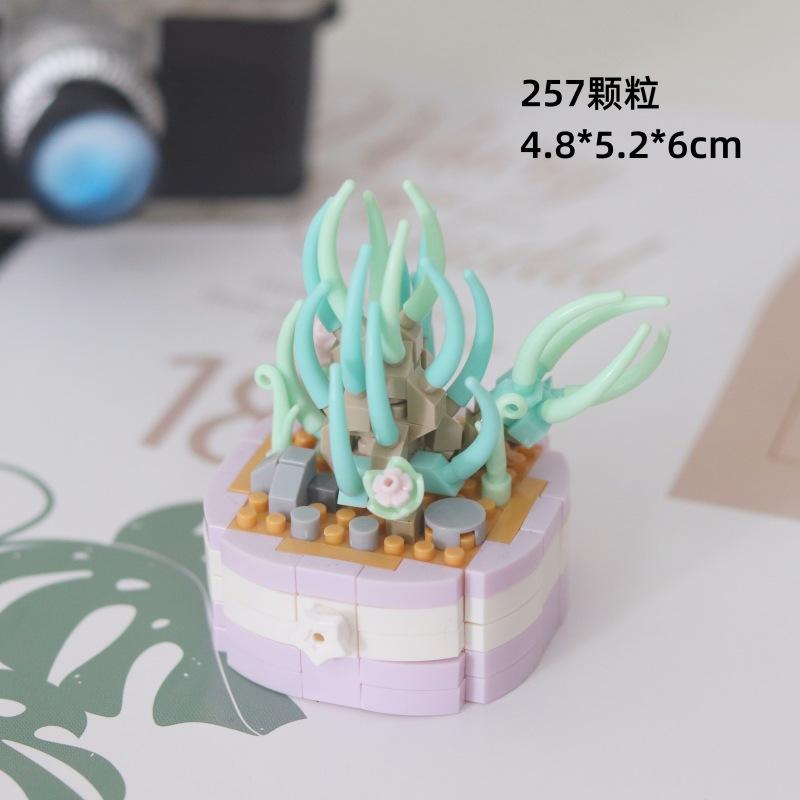 Bloc de construcție Floare pentru Copii de la 6 la 10 Ani Cărămizi Jucării Educaționale Mini Jucării de Construit pentru Copii Fată de la 5 la 7 Ani Jocuri