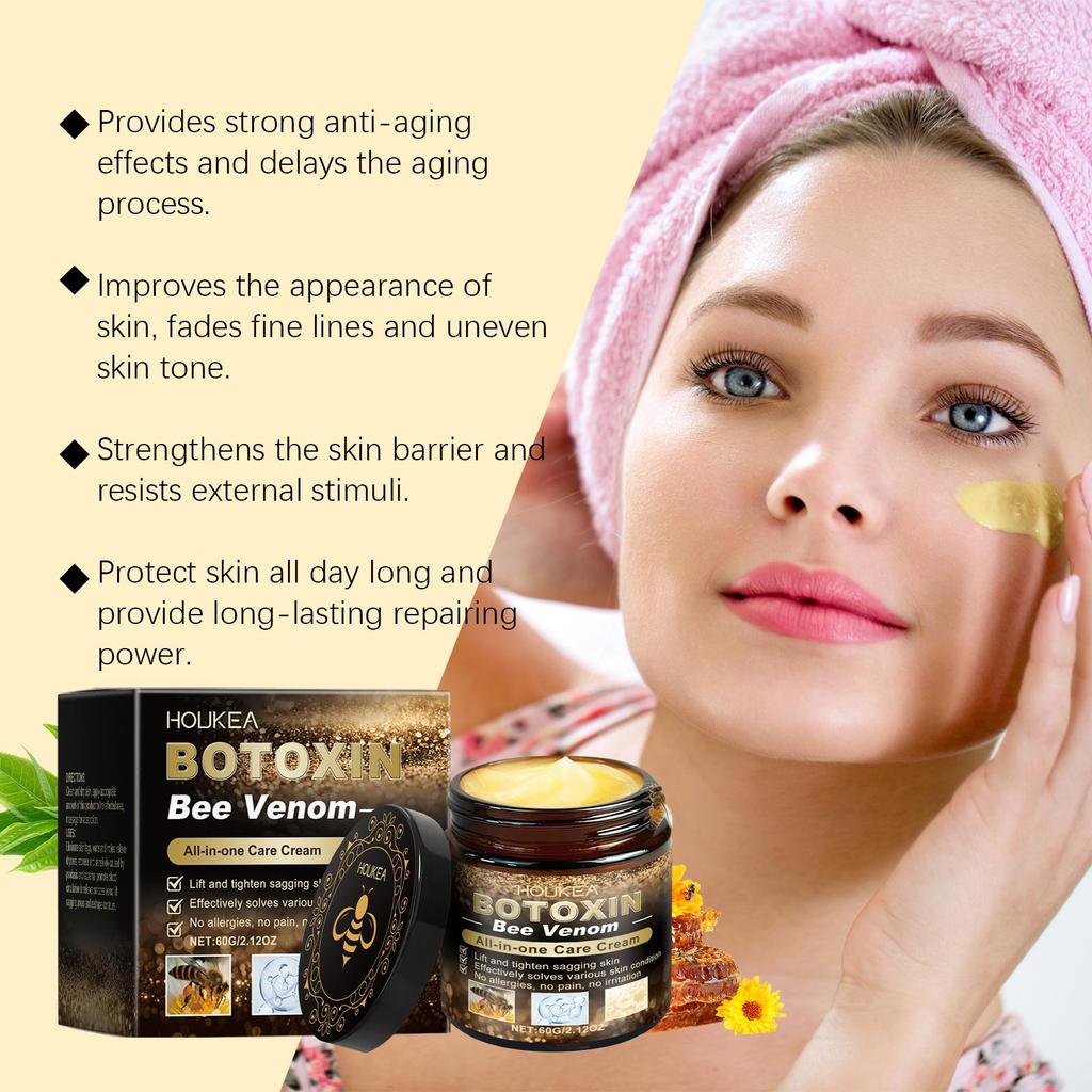 Bee-Venom Treatments Cream Wrinkles Remover Face Lotion Firming Lifting Anti Aging Moisturizing Whitening Repair Skin Care