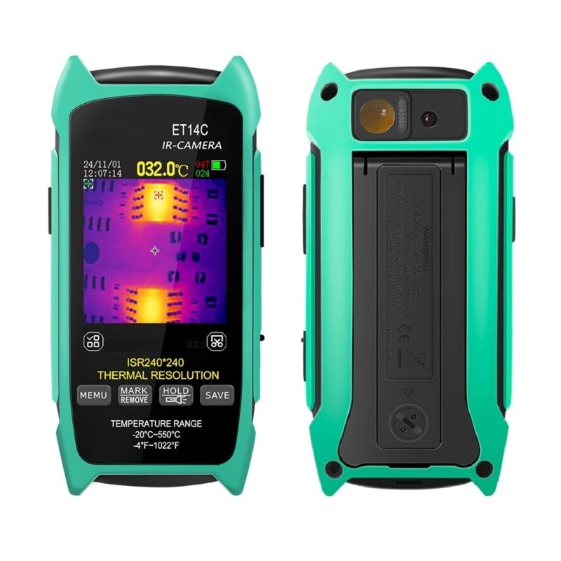 Infrareds Thermal Camera 240x240 Resolution Thermal Imager 25Hz Refreshing Rate for Instantly Temperature Data