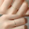 Minimalist Small CZ Finger Rings for Women Metal Silver Color/Gold Color Fashion Versatile Girls Rings Everyday Jewelry