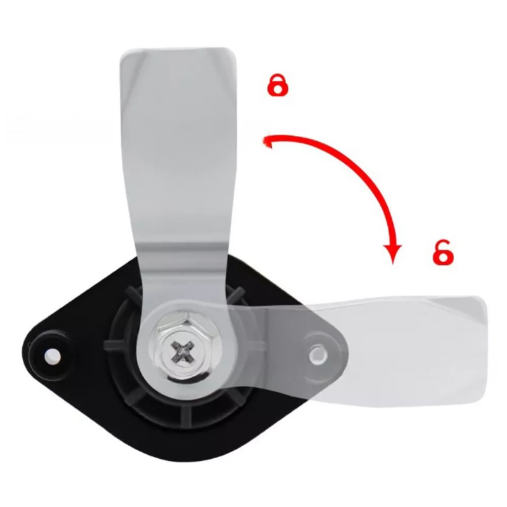 Black Color Caravan Furniture Locks T-Handle Lock Motorhome Door Lock RV Cabin